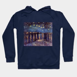 Starry Night Over the Rhone by Vincent Van Gogh Hoodie